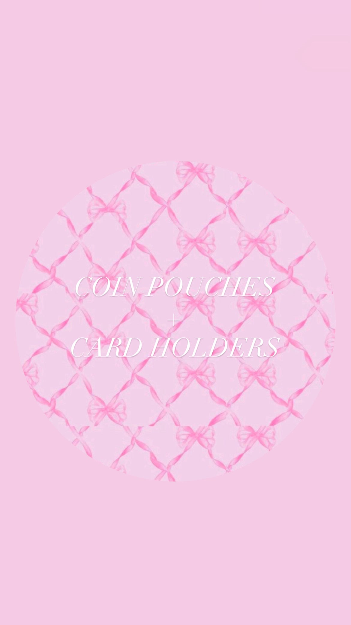 Coin pouches/Car holders